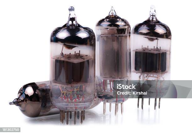 Vacuum Radio Lamps Stock Photo - Download Image Now - Airtight, Amplifier, Ancient