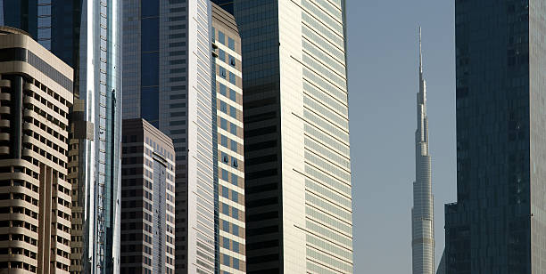 istock Modern skyscrapers, Sheikh zayed road, Dubai, UAE 181306917