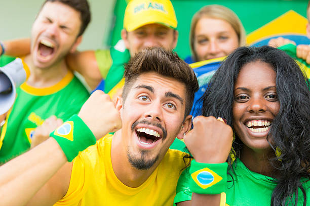 istock Brazilian Supporters at Stadium 181307437