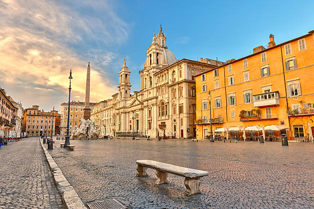 istock Overview of Piazza Navona, Rome 181307522