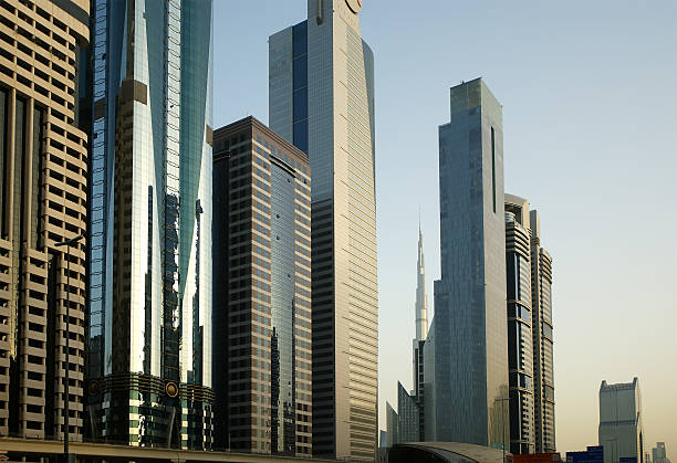 istock Modern skyscrapers, Sheikh zayed road, Dubai, UAE 181309634