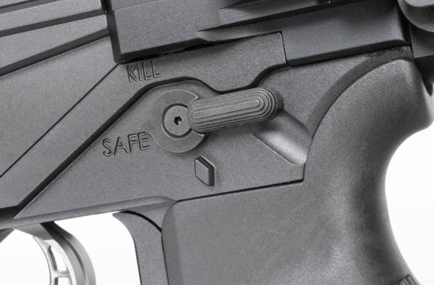 istock Kill and safety positions on a firearm 1813128217