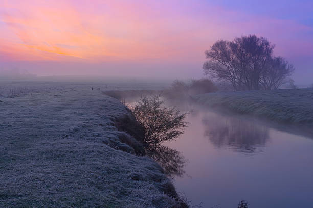 istock Colorful dawn on the river 181313559