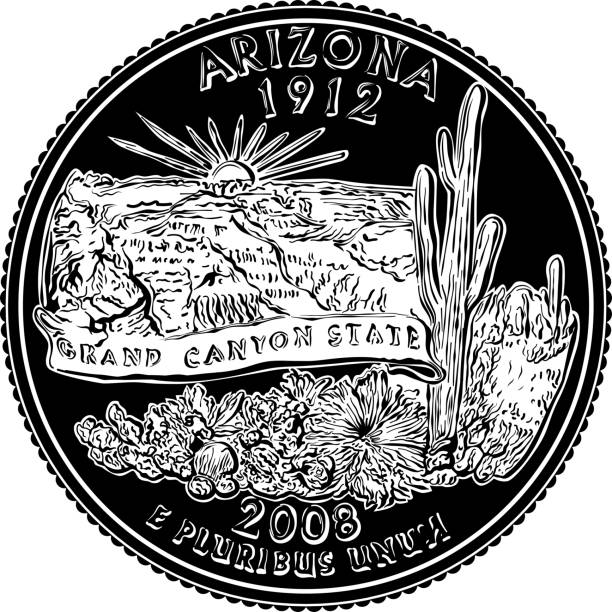 istock USA money Washington quarter 25 cent coin Arizona 1813184938