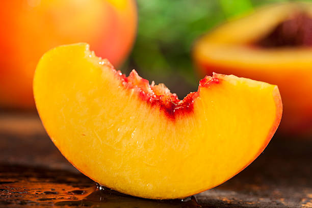 istock Organic Ripe Orange Peaches 181319645