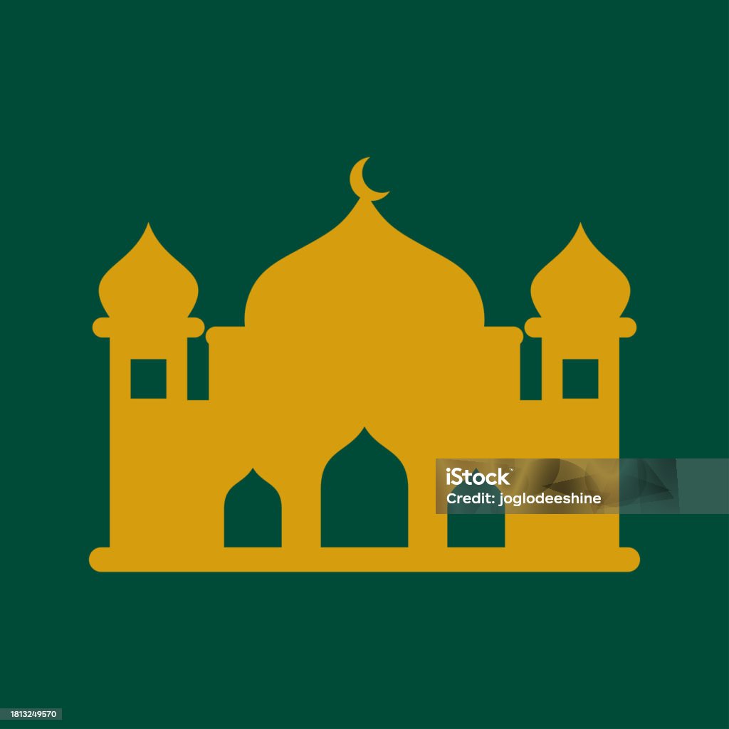 Mosque Islamic Element Vector Design Stock Illustration - Download