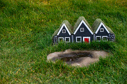 Elf house decoration in Iceland