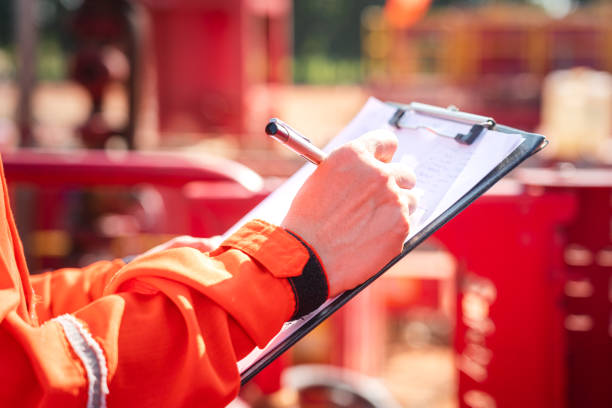 istock Perform operation safety audit, Industrial safety working. 1813275382