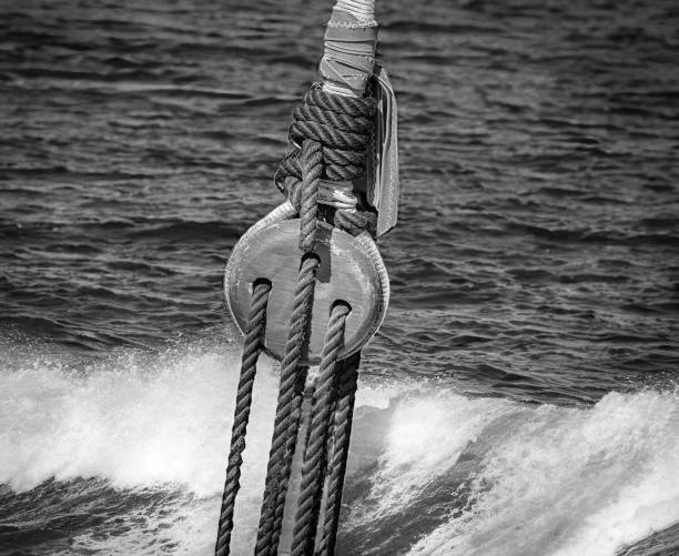 Aufnahme von einen Bodden Segelschiff