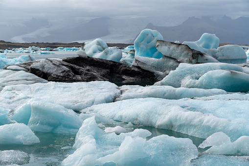 iceberg in jokulsarlon in Iceland