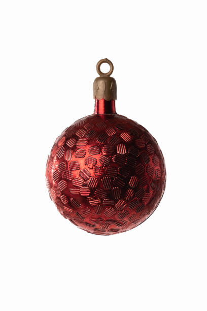 istock decorative red christmas tree ball isolated on a white background. Christmas ornament. christmas concept. 1813363729