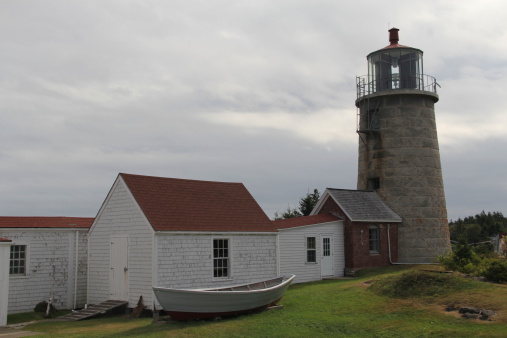 Lighthouse in Monhegan Maine