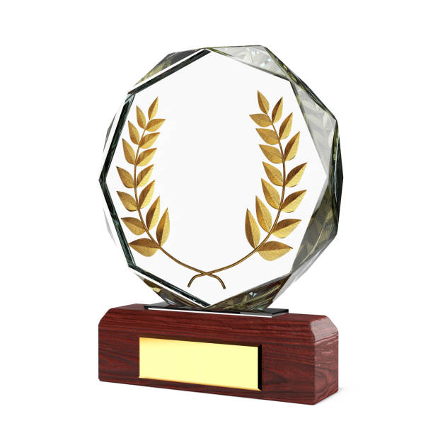 istock Diamond Winner Award with Golden Laurel Wreath. 3d Rendering 1813368455