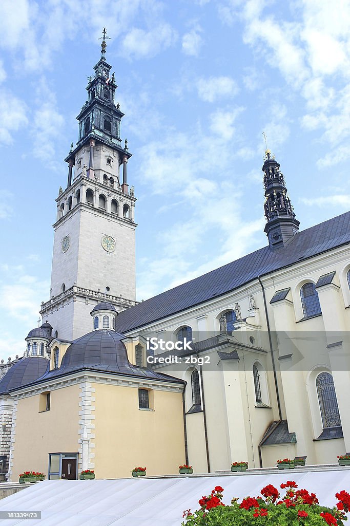 O Santuário de de Jasna Góra de Czestochowa, Polônia - Foto de stock de Arquitetura royalty-free