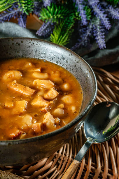istock Baked beans in tomato sauce. 1813395315