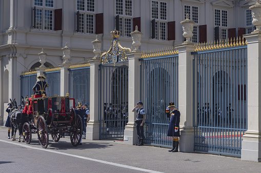 London England - June 1, 2019: Buckingham palace historical building London UK