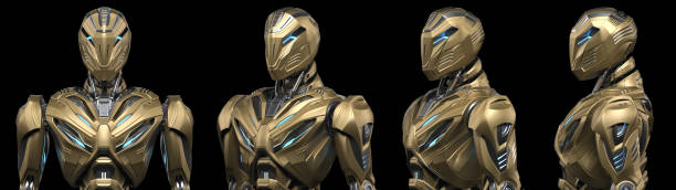 istock Set of four robots 1813438808