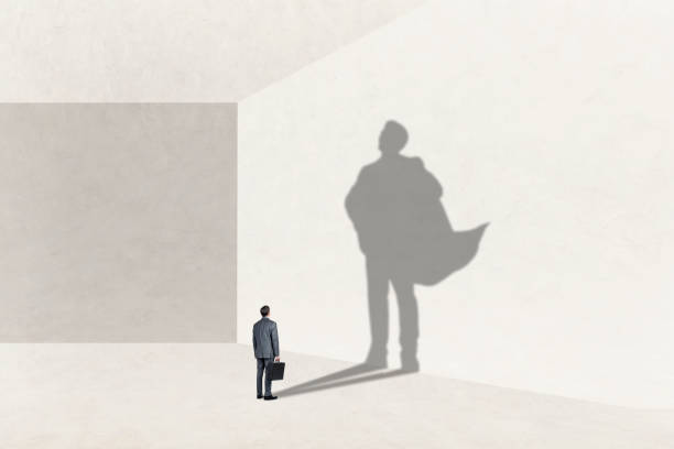 istock Shadow Of Man Aspiring To Confidence 1813473099