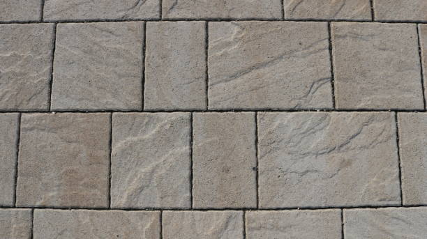 istock convex relief paved surface of light stone 1813479489
