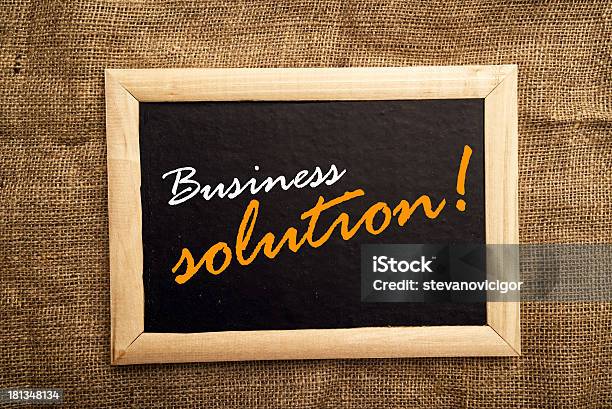 Business Solution Stock Photo - Download Image Now - Badge, Bulletin Board, Business