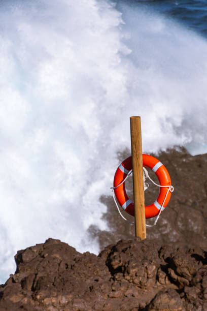 istock Safety Buoy On A Stormy Day 1813513239