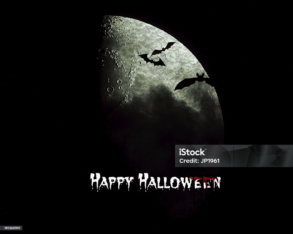 Halloween lua - Foto de stock de Assustador royalty-free