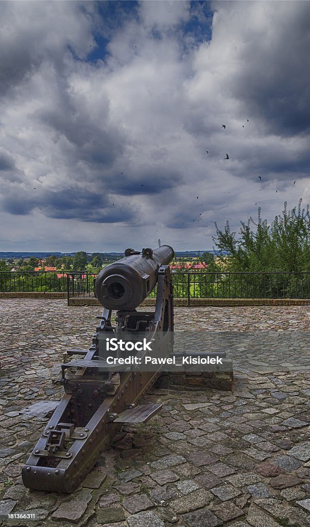 Cannon alla fortezza parete - Foto stock royalty-free di Ambientazione esterna