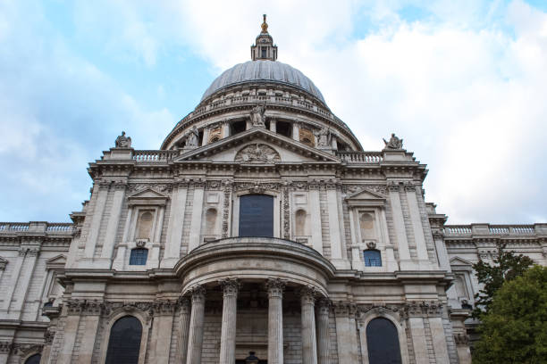 St Paul's Cathedral near the Thames in London