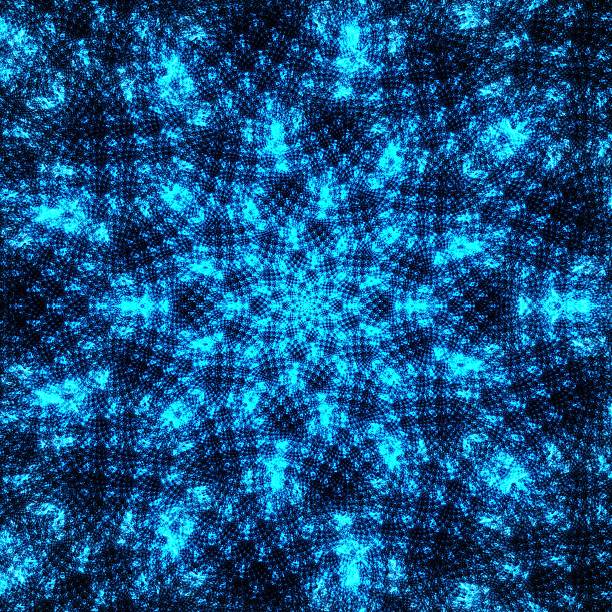 istock Square fractal on the black background 181371681