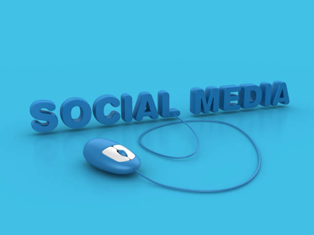 istock 3D Word Social Media with Globe World Map and Computer Mouse 1813774036