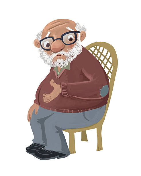 ilustraciones, imágenes clip art, dibujos animados e iconos de stock de old hombre - white background ancient old senior men