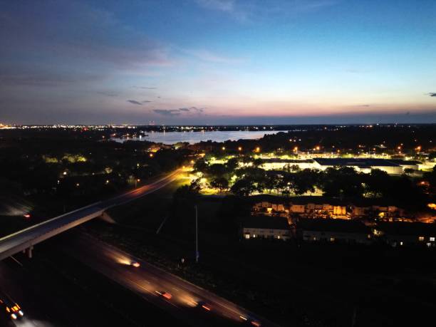 istock Florida sunset with lake 1813831634