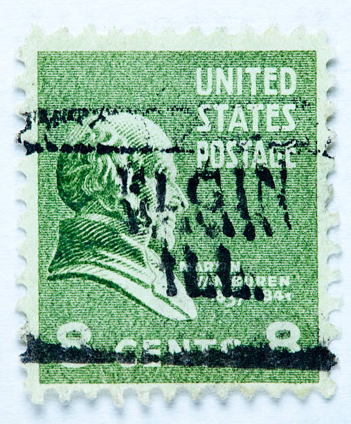 istock President Martin Van Buren postage stamp 181384439