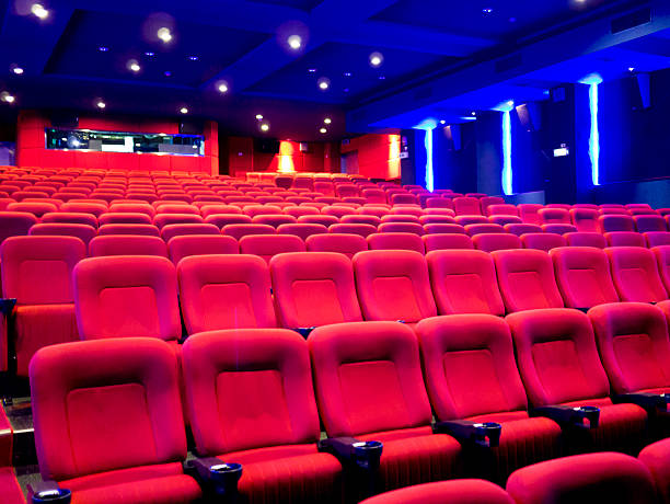 istock Red seats of cinema hall 181387793