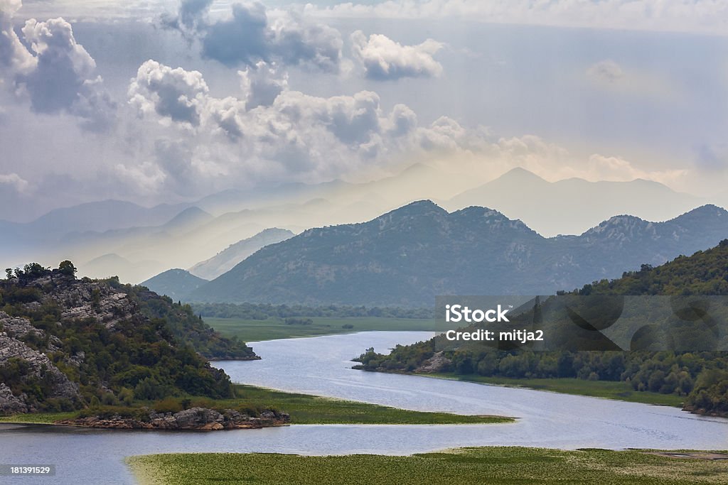 Herrlichen river - Lizenzfrei Biegung Stock-Foto