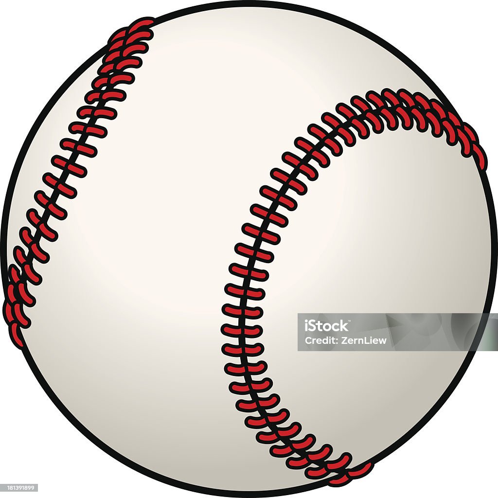 Baseball A baseball. Exercising stock vector