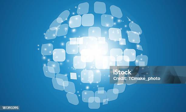 Gobal Digital Vector Global Digital Stock Illustration - Download Image Now - Abstract, Blue ...
