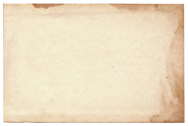 foto vieja sobre fondo blanco. vintage postal textura de vacío - efecto texturado fotos fotografías e imágenes de stock