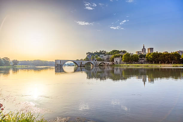 Saint-benezet in southeastern France