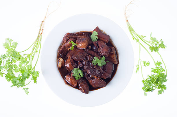 istock Steam pork leg with vegetable 181397827
