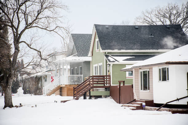 istock Cozy winter Homes in Winnipeg, Canada 1813980761