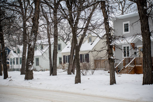 istock Cozy winter Homes in Winnipeg, Canada 1813980770