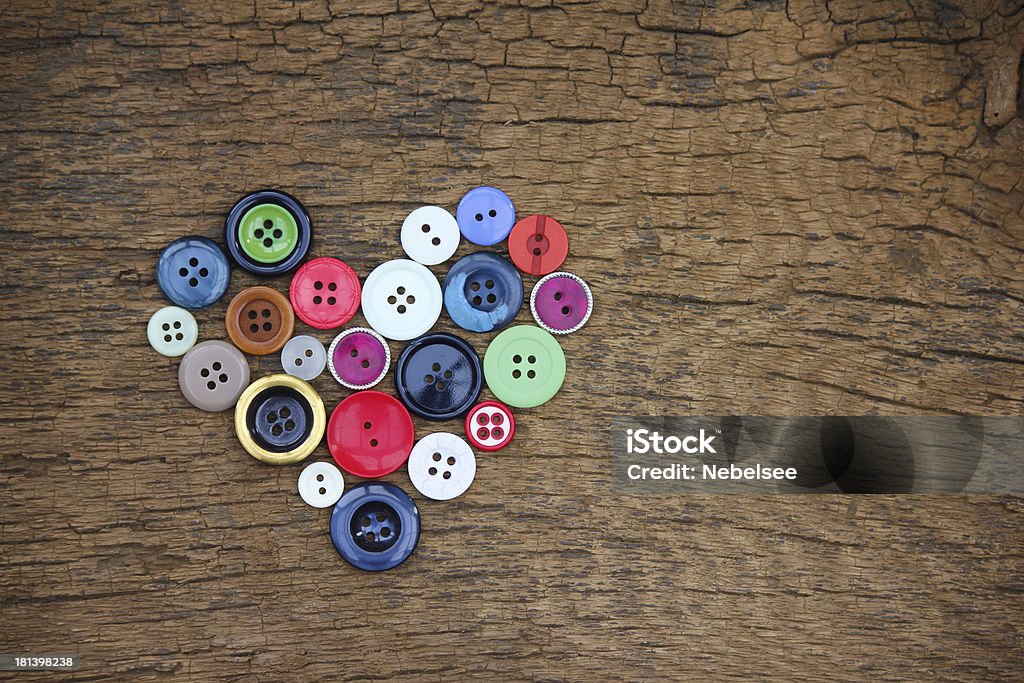 Coração de botões de - Royalty-free Abstrato Foto de stock