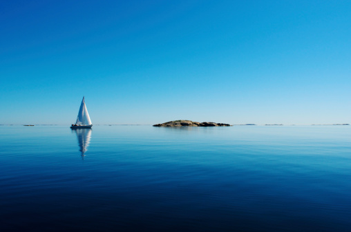 istock Sailing without wind 181400539
