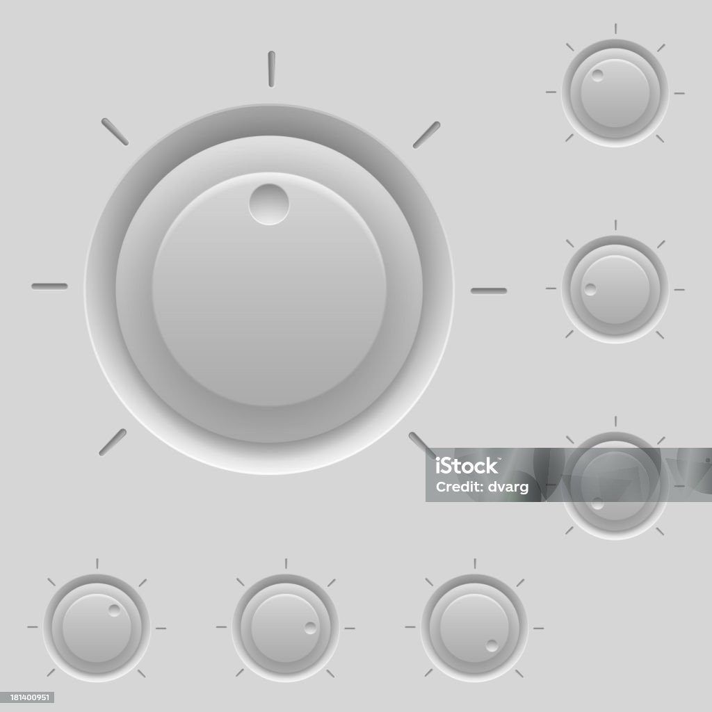 Control Panel Simple Figure Control Panel Stock Illustration - Download Image Now - Circle ...