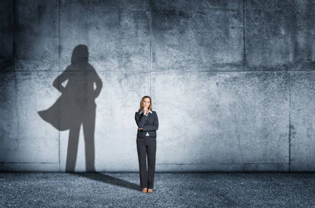 istock Shadow Of Woman Aspiring To Confidence 1814010488