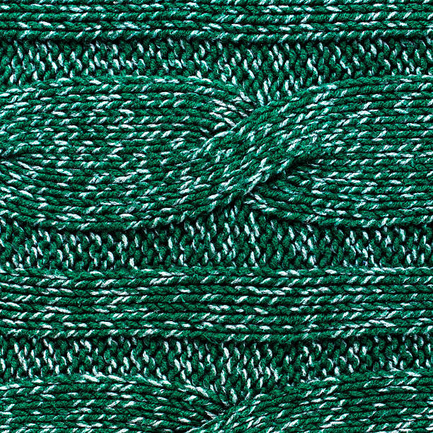 istock knitted jersey green background with a relief pattern. High reso 181401075
