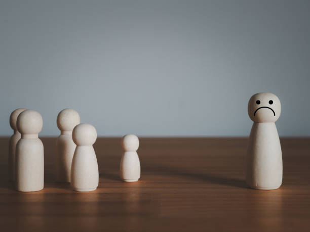 istock The wooden puppet is frowning or angry. 1814022647