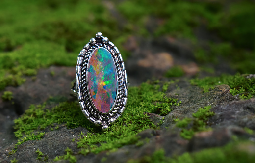 opal Is a gem that has beautiful colors Rare and expensive
