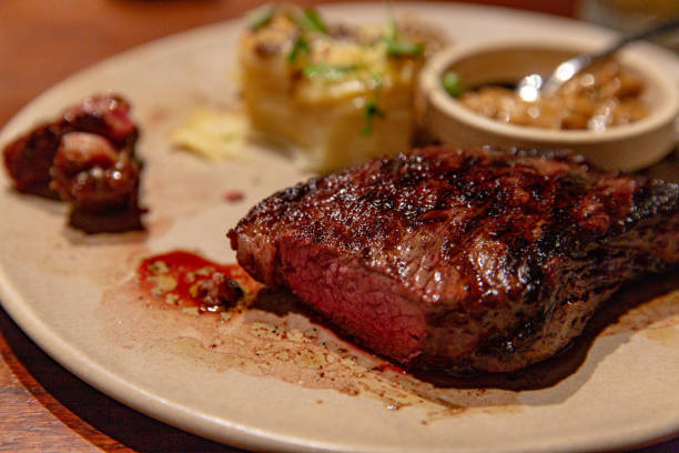 istock Herb-Crusted Steak with Whipped Potatoes 1814044356